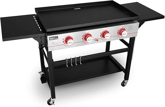 36" 4-Burner Flat-Top Gas Griddle