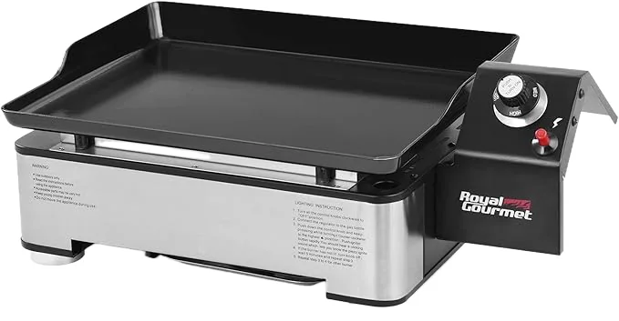 Creole Feast Portable Tabletop Gas Griddle · last two