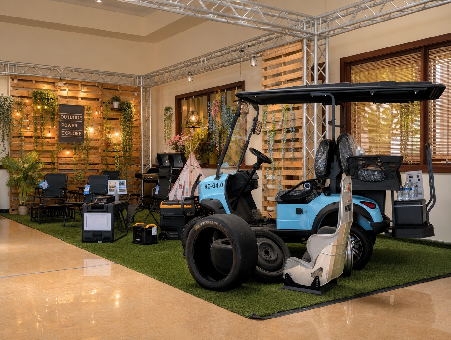 Outdoor Power & Explore staging