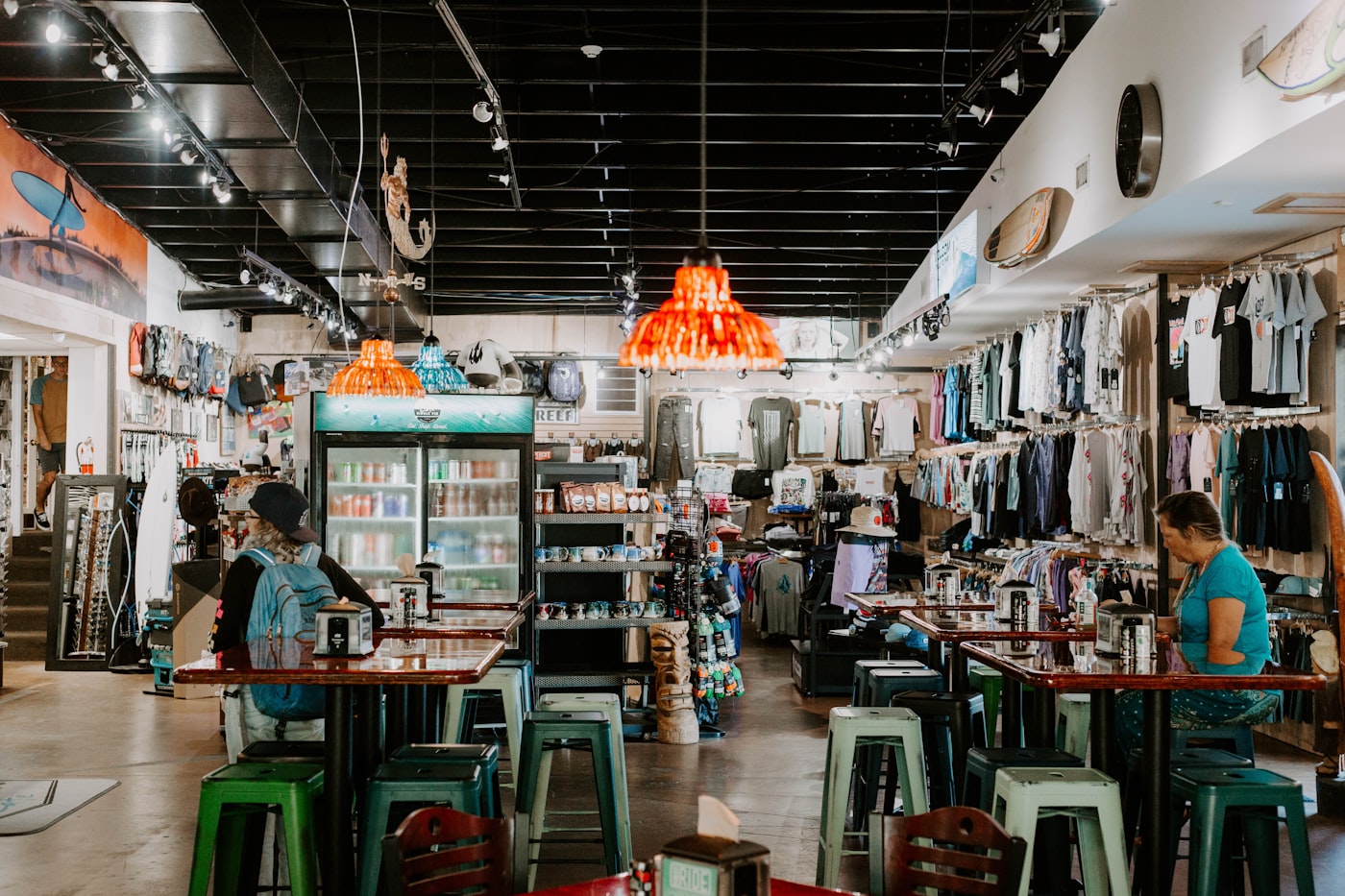 Small U.S. local retail shop — surf/lifestyle store