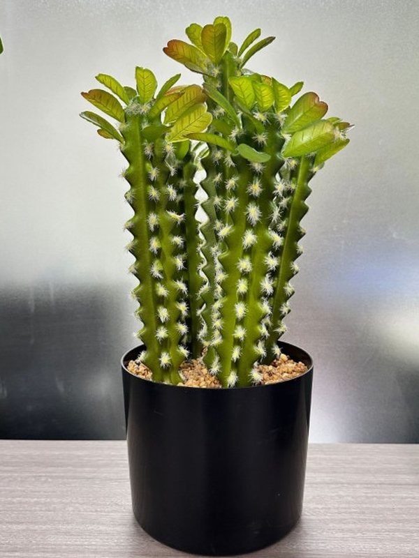 Artificial potted cactus