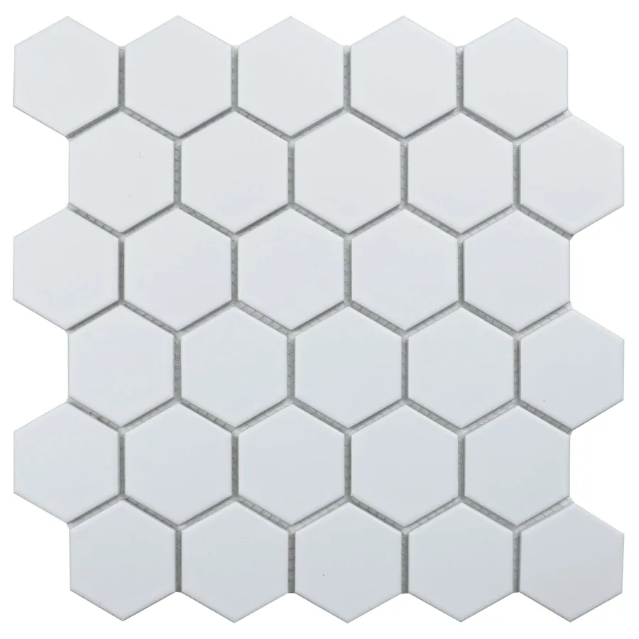 White Hexagon 2 in